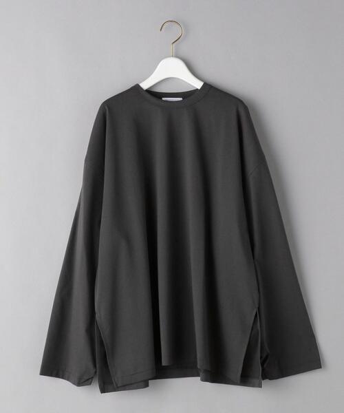 BEAUTY&YOUTH UNITED ARROWS（ビューティーアンドユースユナイテッドアローズ）の「BY 起毛パッカリングギャザー カットソー（Tシャツ/カットソー・レディース・ホワイト/ダークグレー/ライム・FREE）」の14枚目の写真