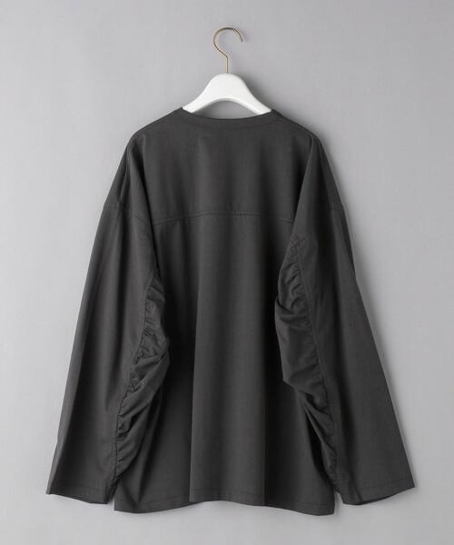 BEAUTY&YOUTH UNITED ARROWS（ビューティーアンドユースユナイテッドアローズ）の「BY 起毛パッカリングギャザー カットソー（Tシャツ/カットソー・レディース・ホワイト/ダークグレー/ライム・FREE）」の15枚目の写真
