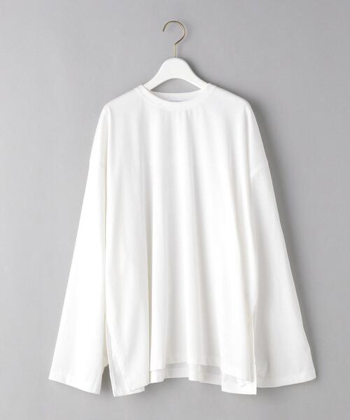 BEAUTY&YOUTH UNITED ARROWS（ビューティーアンドユースユナイテッドアローズ）の「BY 起毛パッカリングギャザー カットソー（Tシャツ/カットソー・レディース・ホワイト/ダークグレー/ライム・FREE）」の20枚目の写真