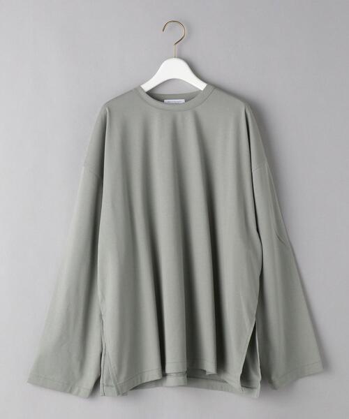 BEAUTY&YOUTH UNITED ARROWS（ビューティーアンドユースユナイテッドアローズ）の「BY 起毛パッカリングギャザー カットソー（Tシャツ/カットソー・レディース・ホワイト/ダークグレー/ライム・FREE）」の22枚目の写真