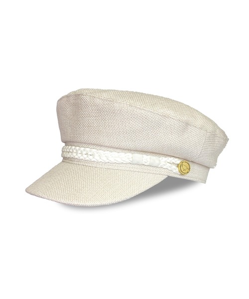 Donnaruma(ドンナルンマ)の「「uccellino be'be'」MARINE CASQUETTE(キャスケット・レディース・ホワイト/ブラック/ブラウン・ONE SIZE)」の2枚目の写真