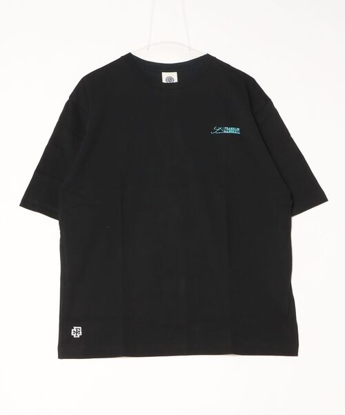 FRANKLIN & MARSHALL(フランクリンマーシャル)の「【SIXSENCERECORD×FRANKLIN & MARSHALL】プリントS/S TEE(Tシャツ/カットソー・メンズ・ブラック/ホワイト・LARGE/MEDIUM/X-LARGE)」の2枚目の写真
