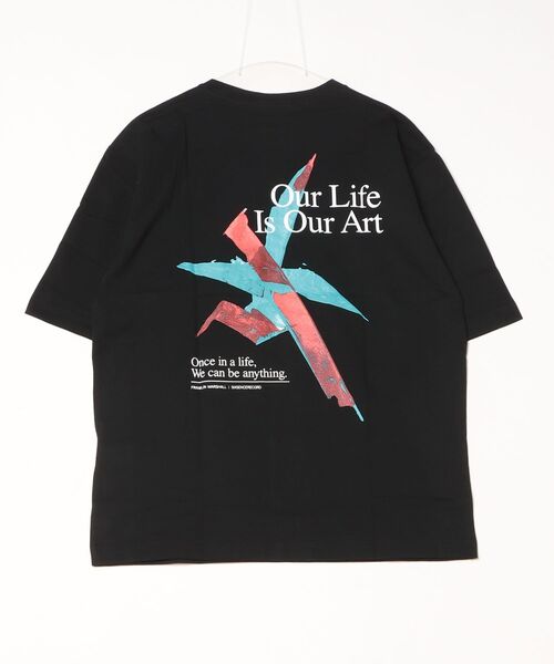 FRANKLIN & MARSHALL(フランクリンマーシャル)の「【SIXSENCERECORD×FRANKLIN & MARSHALL】プリントS/S TEE(Tシャツ/カットソー・メンズ・ブラック/ホワイト・LARGE/MEDIUM/X-LARGE)」の3枚目の写真