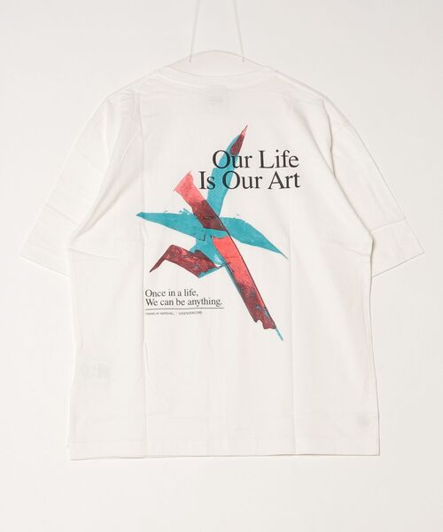 FRANKLIN & MARSHALL(フランクリンマーシャル)の「【SIXSENCERECORD×FRANKLIN & MARSHALL】プリントS/S TEE(Tシャツ/カットソー・メンズ・ブラック/ホワイト・LARGE/MEDIUM/X-LARGE)」の5枚目の写真