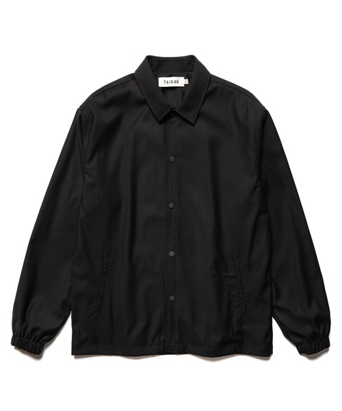 TAIKAN(テイケン)の「【TAIKAN / テイケン】MANAGER JACKET BLACK / コーチジャケット(ナイロンジャケット・メンズ・ブラック・LARGE/X-LARGE/MEDIUM/SMALL)」の3枚目の写真