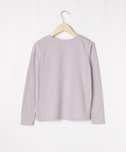 by LOVEiT（バイラビット）の「グミラビコ長袖Tシャツ【PTPR】【くま柄】（Tシャツ/カットソー・キッズ・ブラック/オフホワイト/ラベンダー/ピンク・140cm/120cm/160cm/150cm/130cm）」の7枚目の写真