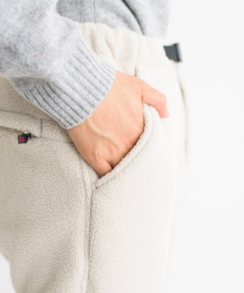 And A（アンドエー）の「GRAMICCI グラミチ / BOA FLEECE TRACK PANTS ボアフリーストラックパンツ イージーリブパンツ / GUP-21F072（その他パンツ・メンズ・ブラック/ベージュ/ナチュラル/オリーブ・X-LARGE/SMALL/LARGE/MEDIUM）」の17枚目の写真