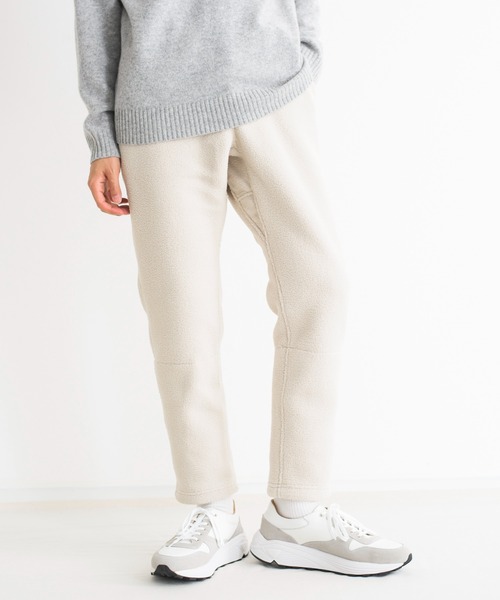 And A（アンドエー）の「GRAMICCI グラミチ / BOA FLEECE TRACK PANTS ボアフリーストラックパンツ イージーリブパンツ / GUP-21F072（その他パンツ・メンズ・ブラック/ベージュ/ナチュラル/オリーブ・X-LARGE/SMALL/LARGE/MEDIUM）」の7枚目の写真