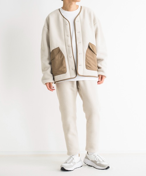 And A（アンドエー）の「GRAMICCI グラミチ / BOA FLEECE TRACK PANTS ボアフリーストラックパンツ イージーリブパンツ / GUP-21F072（その他パンツ・メンズ・ブラック/ベージュ/ナチュラル/オリーブ・X-LARGE/SMALL/LARGE/MEDIUM）」の11枚目の写真