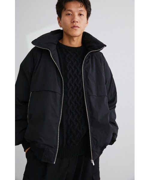 STYLEMIXER(スタイルミキサー)の「スタンドカラーショートブルゾン(ブルゾン・メンズ・ダークグリーン/ブラック・X-LARGE/LARGE/MEDIUM)」の3枚目の写真