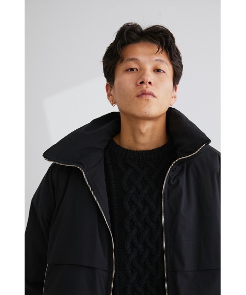 STYLEMIXER(スタイルミキサー)の「スタンドカラーショートブルゾン(ブルゾン・メンズ・ダークグリーン/ブラック・X-LARGE/LARGE/MEDIUM)」の7枚目の写真