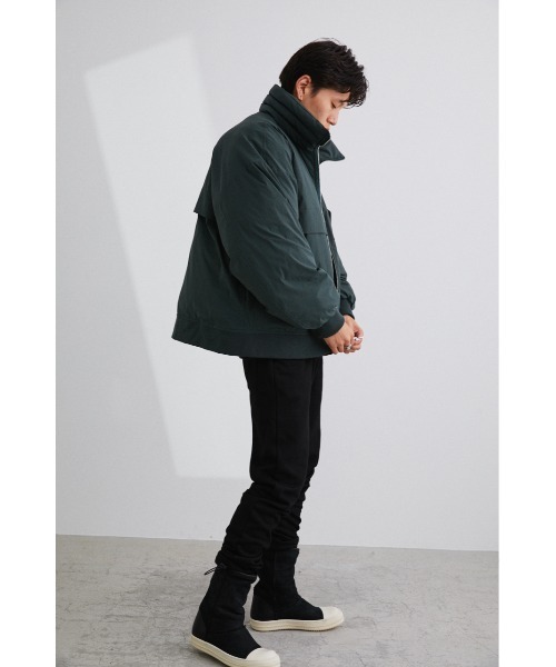 STYLEMIXER(スタイルミキサー)の「スタンドカラーショートブルゾン(ブルゾン・メンズ・ダークグリーン/ブラック・X-LARGE/LARGE/MEDIUM)」の16枚目の写真