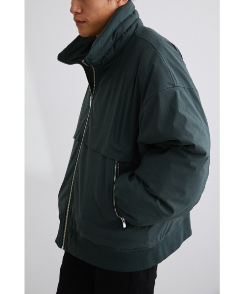 STYLEMIXER(スタイルミキサー)の「スタンドカラーショートブルゾン(ブルゾン・メンズ・ダークグリーン/ブラック・X-LARGE/LARGE/MEDIUM)」の4枚目の写真