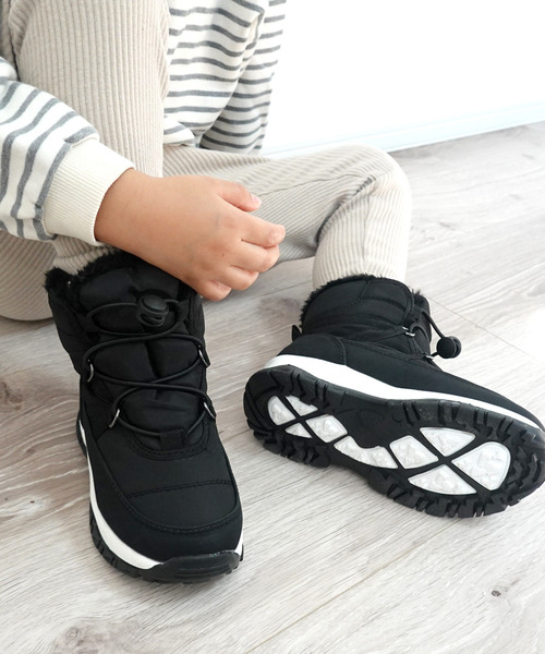 AmiAmi(アミアミ)の「あったかファー仕様!キッズスノーブーツ/ダウンブーツ(ブーツ・キッズ・ブラック/ベージュ系その他/ベージュ・18cm/19cm/20cm/21cm/22cm)」の7枚目の写真