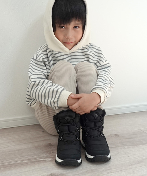 AmiAmi(アミアミ)の「あったかファー仕様!キッズスノーブーツ/ダウンブーツ(ブーツ・キッズ・ブラック/ベージュ系その他/ベージュ・18cm/19cm/20cm/21cm/22cm)」の14枚目の写真
