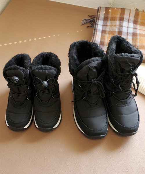 AmiAmi(アミアミ)の「あったかファー仕様!キッズスノーブーツ/ダウンブーツ(ブーツ・キッズ・ブラック/ベージュ系その他/ベージュ・18cm/19cm/20cm/21cm/22cm)」の10枚目の写真