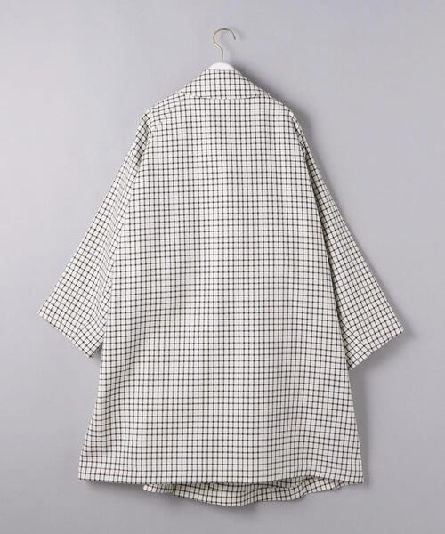 HEUGN  チェック ステンカラーコート HEUGN チェック ステンカラーコート HEUGN/ユーゲン】 Albert