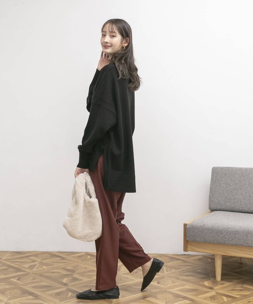 UR Lab.（アーバンリサーチラボ）の「カラフルテーパードパンツ（その他パンツ・レディース・ブルー/パープル系その他/オレンジ/ベージュ系その他/カーキ/ボルドー/ブラック/グリーン/ロイヤルブルー・MEDIUM/SMALL）」の14枚目の写真