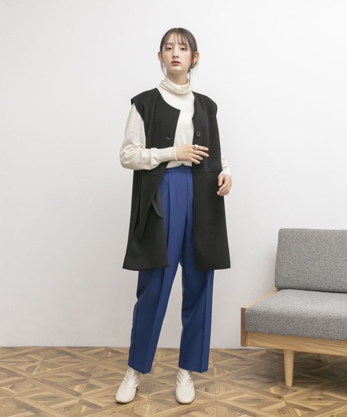 UR Lab.（アーバンリサーチラボ）の「カラフルテーパードパンツ（その他パンツ・レディース・ブルー/パープル系その他/オレンジ/ベージュ系その他/カーキ/ボルドー/ブラック/グリーン/ロイヤルブルー・MEDIUM/SMALL）」の19枚目の写真