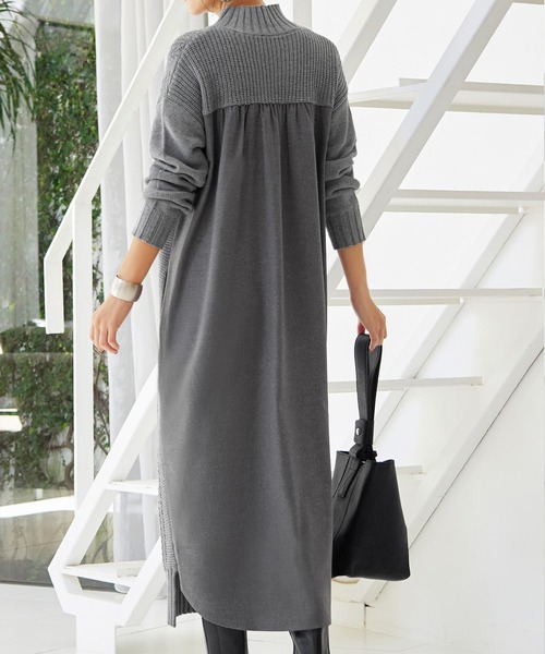 背面切替ケーブル編みニットワンピースb ワンピース Style Deli スタイルデリ のファッション通販 Zozotown