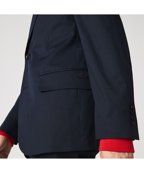 LACOSTE（ラコステ）の「ストレッチコットンツイルテーラードジャケット（テーラードジャケット・メンズ・ブラック・46/48/50/52）」の4枚目の写真