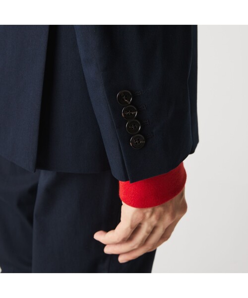 LACOSTE（ラコステ）の「ストレッチコットンツイルテーラードジャケット（テーラードジャケット・メンズ・ブラック・46/48/50/52）」の8枚目の写真