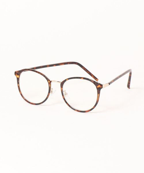 DONOBAN(ドノバン)の「【UVカット率 99%以上】クリアレンズ伊達メガネ(メガネ・レディース・クリア/ブラック/クリアブラウン/ブラウン系その他・ONESIZE)」の3枚目の写真