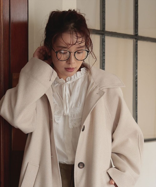 DONOBAN(ドノバン)の「【UVカット率 99%以上】クリアレンズ伊達メガネ(メガネ・レディース・クリア/ブラック/クリアブラウン/ブラウン系その他・ONESIZE)」の11枚目の写真