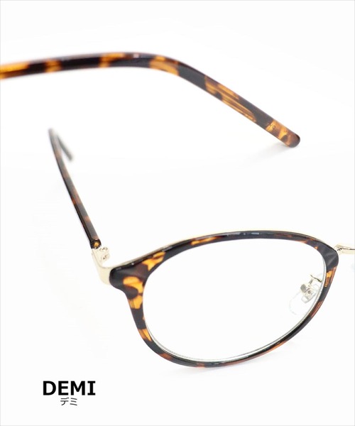 DONOBAN(ドノバン)の「【UVカット率 99%以上】クリアレンズ伊達メガネ(メガネ・レディース・クリア/ブラック/クリアブラウン/ブラウン系その他・ONESIZE)」の17枚目の写真