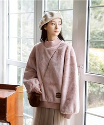 KOR | ボリューム袖もふわふわプルオーバー(スウェット)