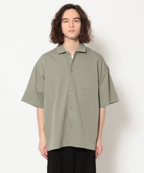 CLUB PARK(クラブパーク)の「【web限定】T/Rレギュラーカラーシャツ(シャツ/ブラウス・メンズ・ライトグレー/ブラック/ベージュ/サックスブルー/グリーン・LARGE/MEDIUM/X-LARGE)」の4枚目の写真