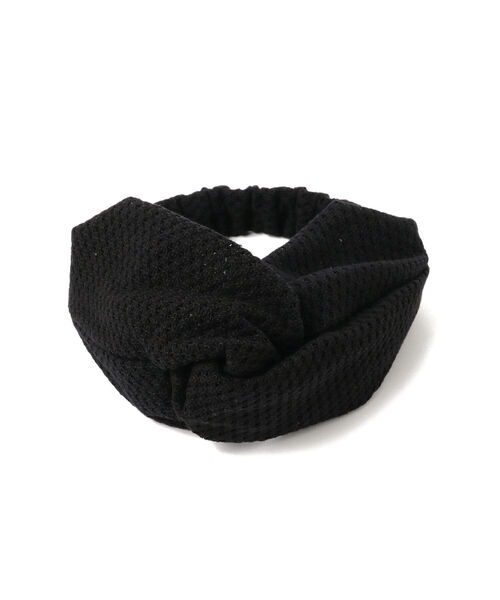 B:MING by BEAMS（ビーミングバイビームス）の「CONTROL FREAK / クロシェ ヘアバンド（ヘアバンド・レディース・ブラック/ホワイト系その他5・ONE SIZE）」の2枚目の写真