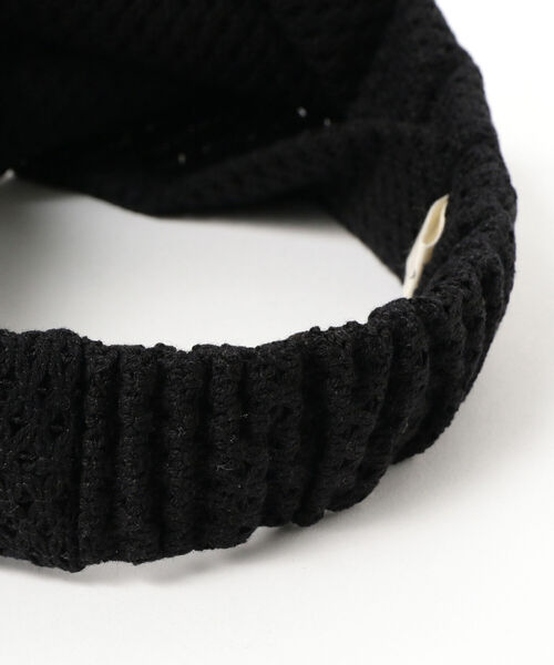 B:MING by BEAMS（ビーミングバイビームス）の「CONTROL FREAK / クロシェ ヘアバンド（ヘアバンド・レディース・ブラック/ホワイト系その他5・ONE SIZE）」の6枚目の写真