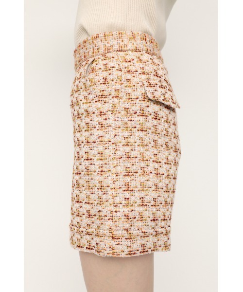 SLY（スライ）の「COLOR TWEED S/PT カラー ツイード ショートパンツ（スラックス・レディース・オレンジ系その他/ブラック・1/2）」の11枚目の写真