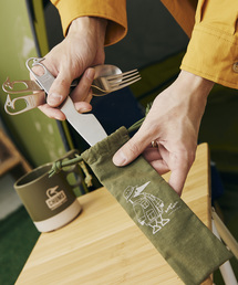 【CHUMS × ARMY TWILL / チャムス×アーミーツイル】カトラリーケース