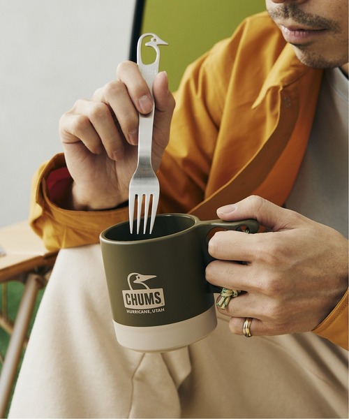 CHUMS（チャムス）の「【CHUMS × ARMY TWILL / チャムス×アーミーツイル】カトラリーケース（食器・メンズ・カーキ・FREE）」の5枚目の写真