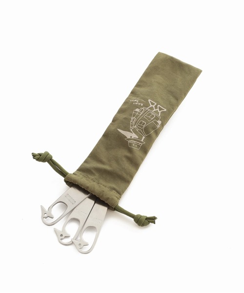 CHUMS（チャムス）の「【CHUMS × ARMY TWILL / チャムス×アーミーツイル】カトラリーケース（食器・メンズ・カーキ・FREE）」の17枚目の写真