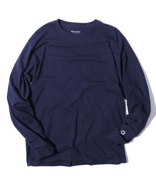 「ChampionAuthenticT-SHIRTS」レディースチャンピオンスーパーオーバーサイズコットンL/STシャツ