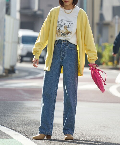 Firsthand(ファーストハンド)の「Firsthand/ファーストハンド USAコットン アニマル ロングスリーブTシャツ(Tシャツ/カットソー・レディース・ブラウン/オフホワイト/その他/ブラック・ONE SIZE)」の7枚目の写真