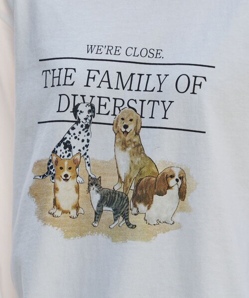 Firsthand(ファーストハンド)の「Firsthand/ファーストハンド USAコットン アニマル ロングスリーブTシャツ(Tシャツ/カットソー・レディース・ブラウン/オフホワイト/その他/ブラック・ONE SIZE)」の14枚目の写真