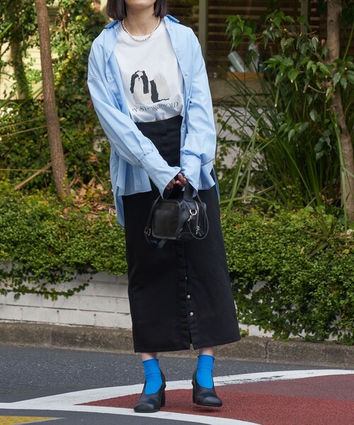 Firsthand(ファーストハンド)の「Firsthand/ファーストハンド USAコットン アニマル ロングスリーブTシャツ(Tシャツ/カットソー・レディース・ブラウン/オフホワイト/その他/ブラック・ONE SIZE)」の6枚目の写真