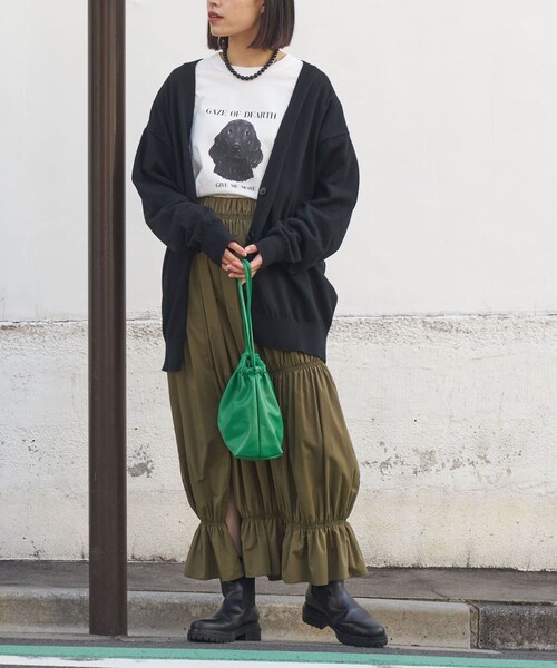 Firsthand(ファーストハンド)の「Firsthand/ファーストハンド USAコットン アニマル ロングスリーブTシャツ(Tシャツ/カットソー・レディース・ブラウン/オフホワイト/その他/ブラック・ONE SIZE)」の15枚目の写真