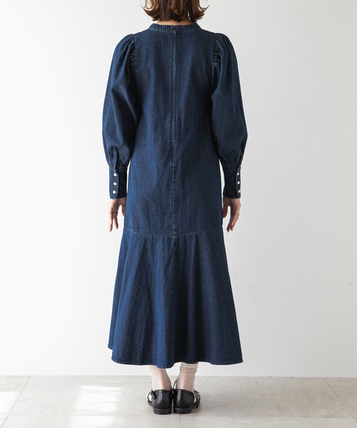 マーメイドデニムワンピース（ワンピース）｜rectangle（レクタングル
