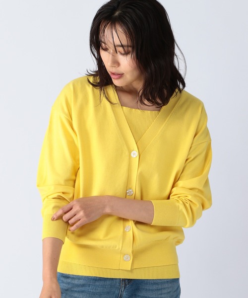 BARNYARDSTORM(バンヤードストーム)の「BARNYARDSTORM / シルク混アンサンブル(アンサンブル・レディース・グリーン/ラベンダー/イエロー・0/1)」の5枚目の写真