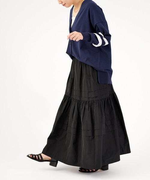 JOURNAL STANDARD（ジャーナルスタンダード）の「《追加》メモリータックティアードスカート◆2（スカート・レディース・ブラック・38/36）」の21枚目の写真