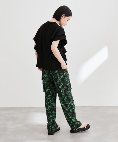 一部直営店舗・WEB限定】フレアスリーブブラウス（シャツ