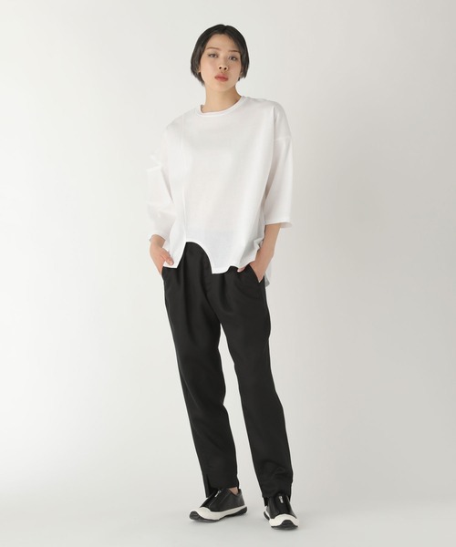 「ZUCCa」 半袖カットソー M size ホワイト レディース ZUCCa 「ZUCCa」 半袖カットソー M size ホワイト レディース