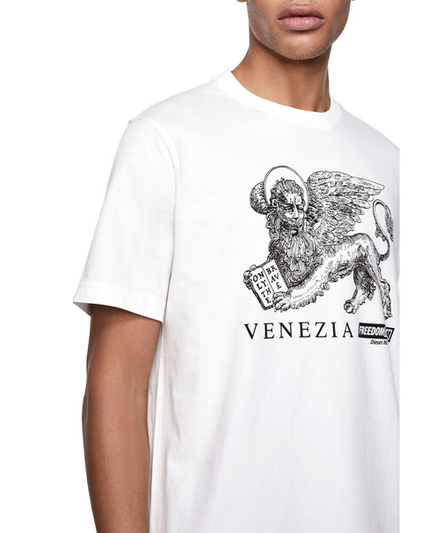 DIESEL(ディーゼル)の「メンズ Tシャツ クルーネック(Tシャツ/カットソー・メンズ・ブラック/ホワイト・LARGE/X-SMALL/MEDIUM/X-LARGE/XX-LARGE/SMALL/XXX-LARGE)」の13枚目の写真