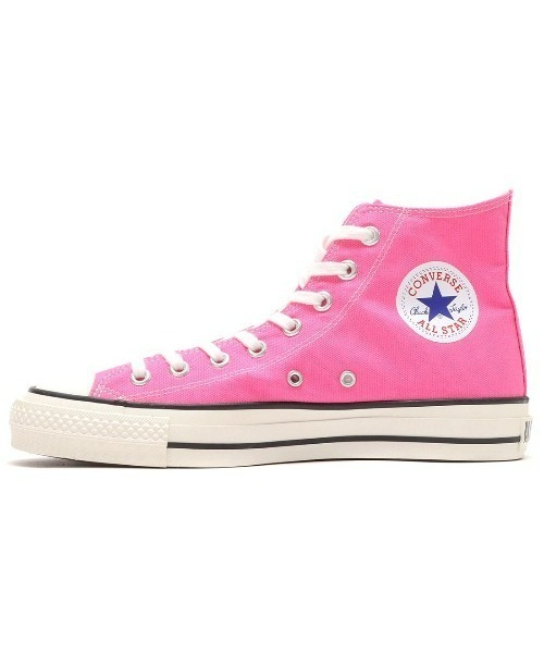 CONVERSE（コンバース）の「CONVERSE CANVAS ALL STAR J HI / キャンバス オールスター J HI（スニーカー・メンズ・ピンク・24.0cm/26.5cm/27.5cm/22.5cm/23.5cm/28.0cm/29.0cm/27.0cm/23.0cm/30.0cm/25.0cm/25.5cm/24.5cm/26.0cm）」の3枚目の写真