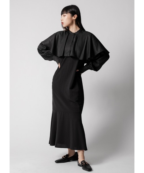 Adoon plain（アドーンプレーン）の「マーメイドキャミワンピース（ワンピース・レディース・ブラック・FREE）」の13枚目の写真